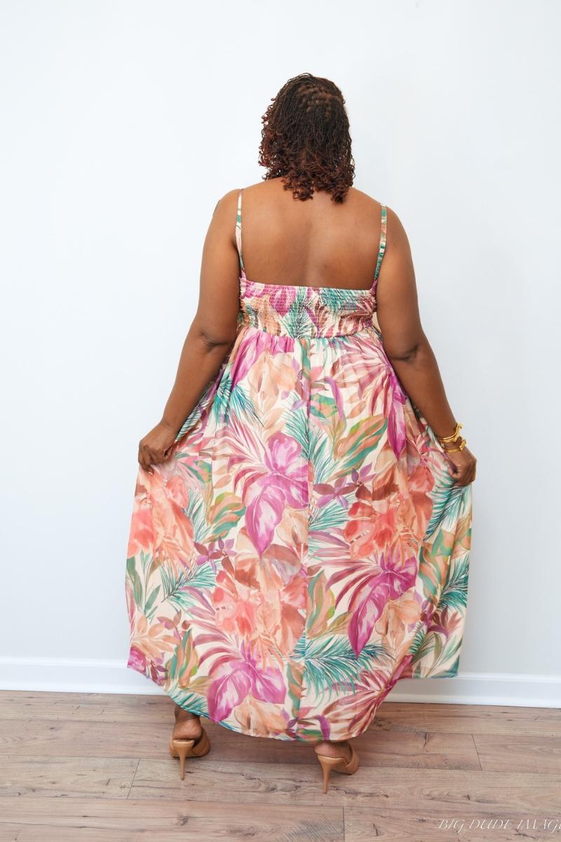 (Plus Size) Island Escape Maxi Dress