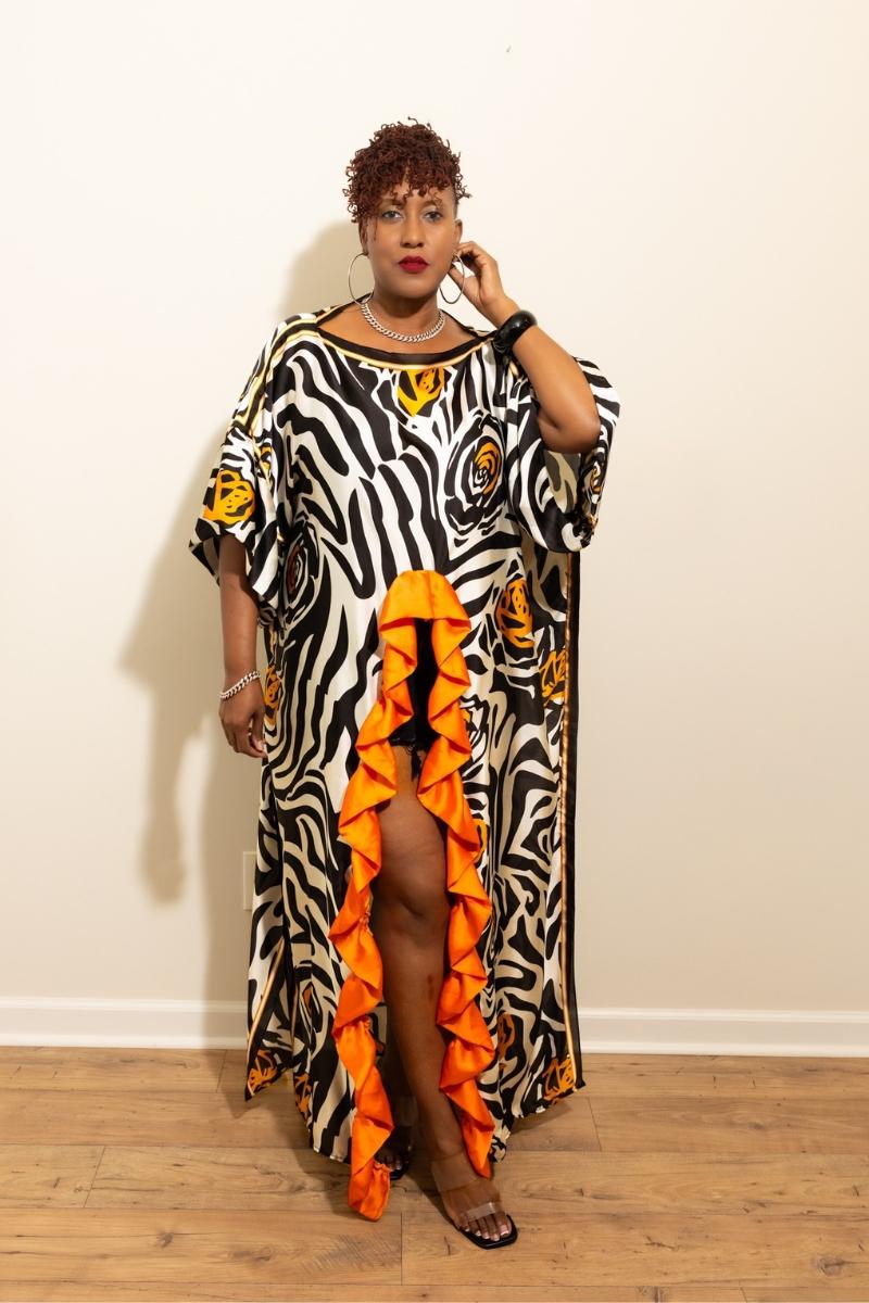 Untamed Roses Kaftan (One Size)