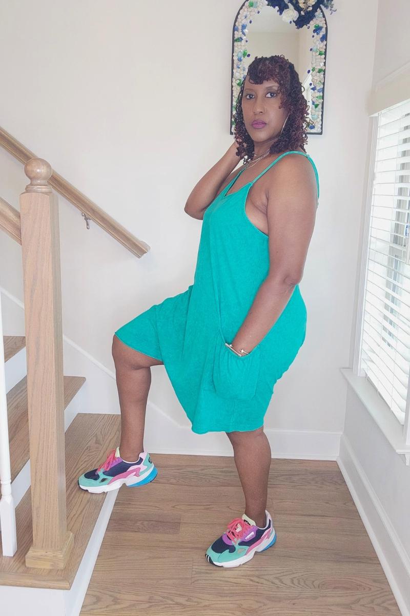 (Plus Size) Easy Breezy Pocket Romper