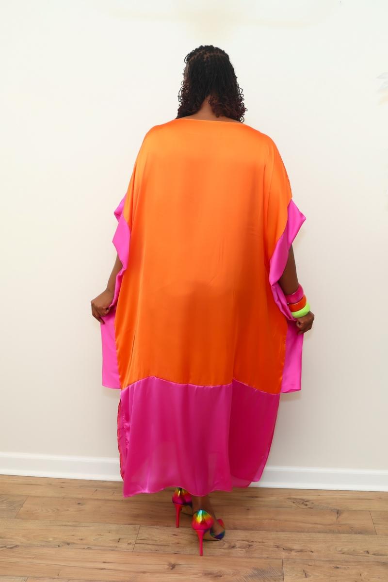 Tropical Fusion Maxi Dress (One Size)