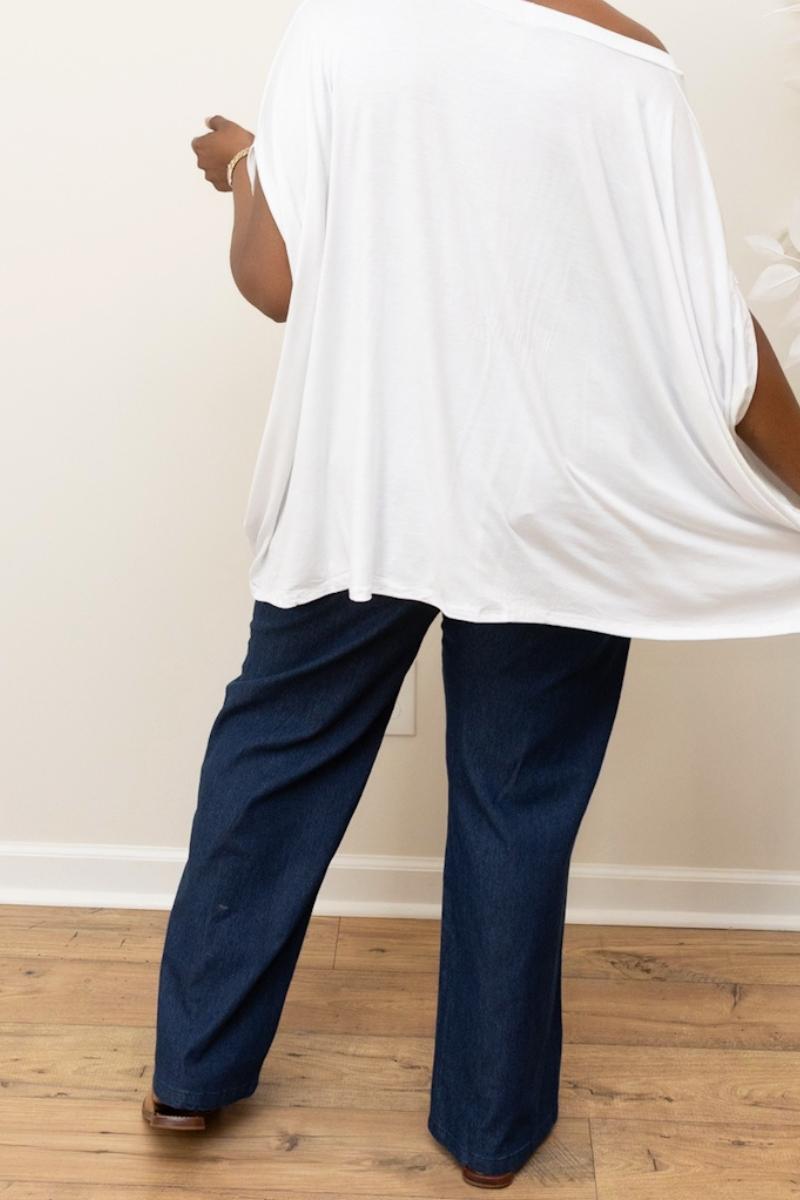 Buttoned up Denim Jeans (Reg & Plus Sizes)