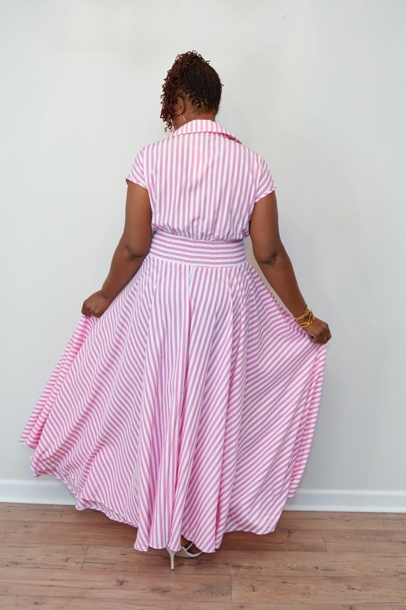 Simply Elegant Stripe Maxi