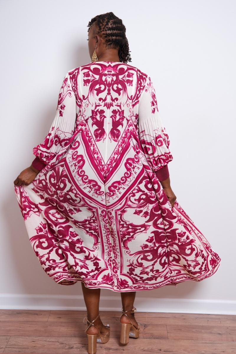 The Majestic Print Bouncy Dress (One Size)