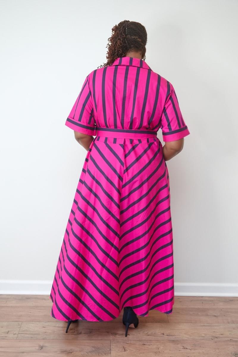 Simply Striped Maxi Dress (One Size)