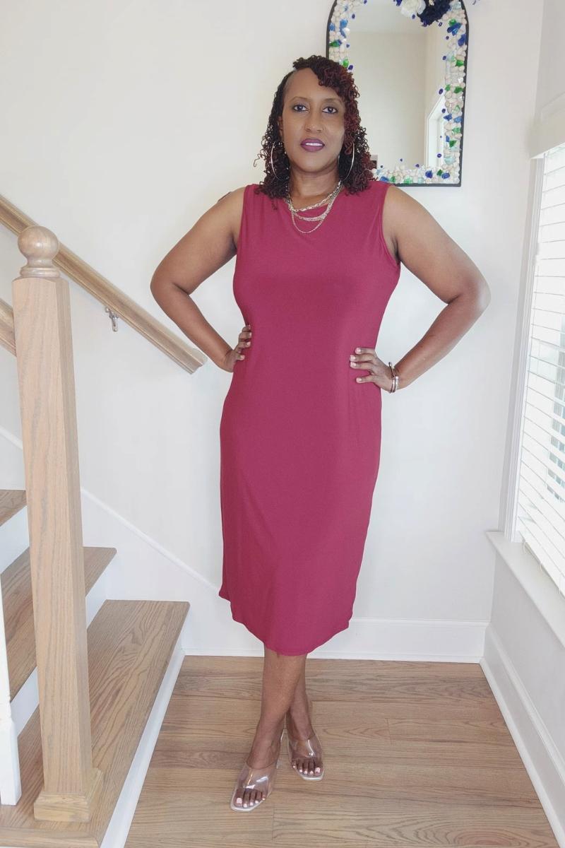 (Plus Size) Like It Simple Midi Dress