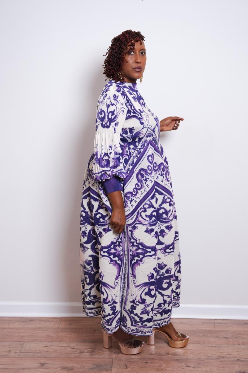 The Majestic Print Bouncy Dress (One Size)