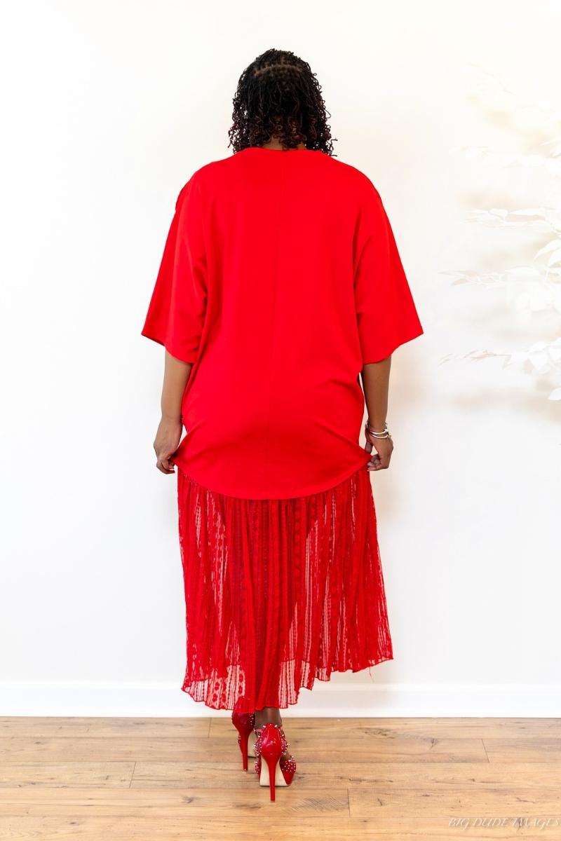 Power in Lace Tee Dress (One Size)
