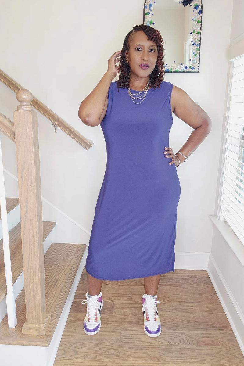 (Plus Size) Like It Simple Midi Dress