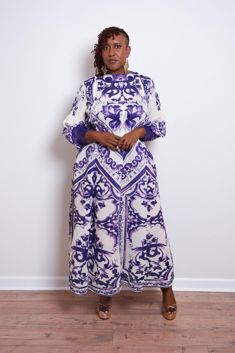 The Majestic Print Bouncy Dress (One Size)