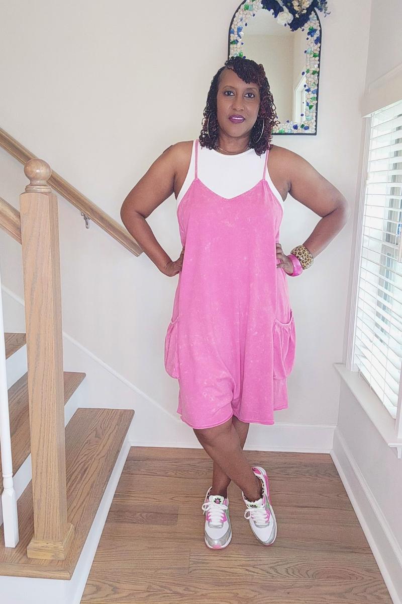 (Plus Size) Easy Breezy Pocket Romper