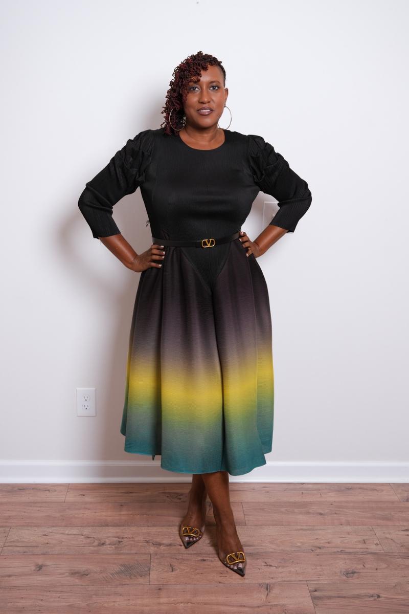 Diva in Motion Midi Bouncy Dress (One Size)