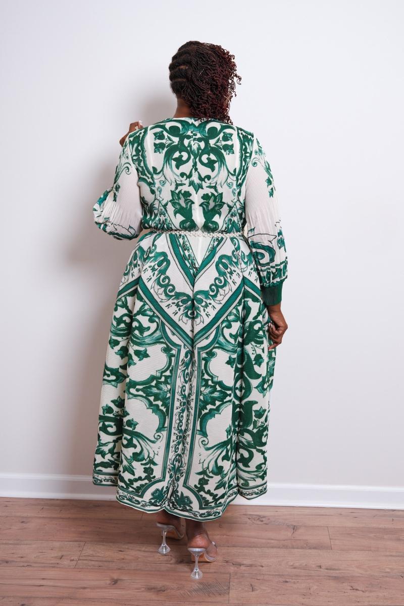 The Majestic Print Bouncy Dress (One Size)
