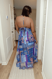 Boho Breeze Patchwork Maxi Dress - What A Diva Wears Boutique