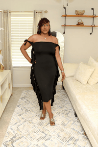 Tube Ruffle Dress - What A Diva Wears Boutique