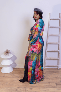 Vibrant Wrap Maxi Dress (Reg & Plus Sizes) - What A Diva Wears Boutique