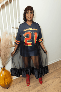 "Winner Tulle" Jersey Dress - What A Diva Wears Boutique